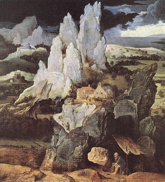 Joachim Patinir St Jerome in Rocky Landscape china oil painting image